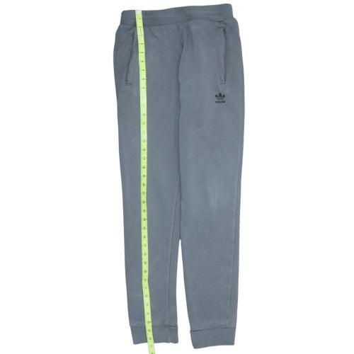 Adidas Womens Grey Small Jogger Sweatpants with Pockets