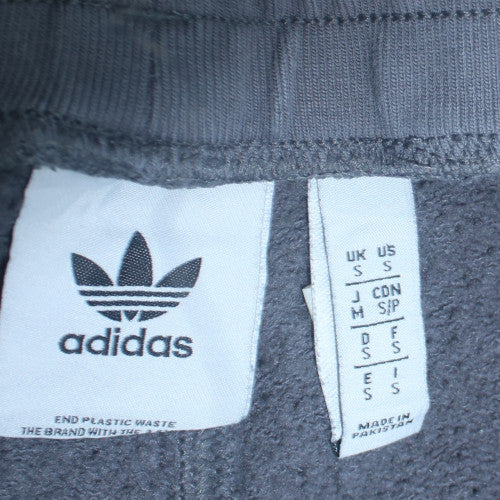 Adidas Womens Grey Small Jogger Sweatpants with Pockets