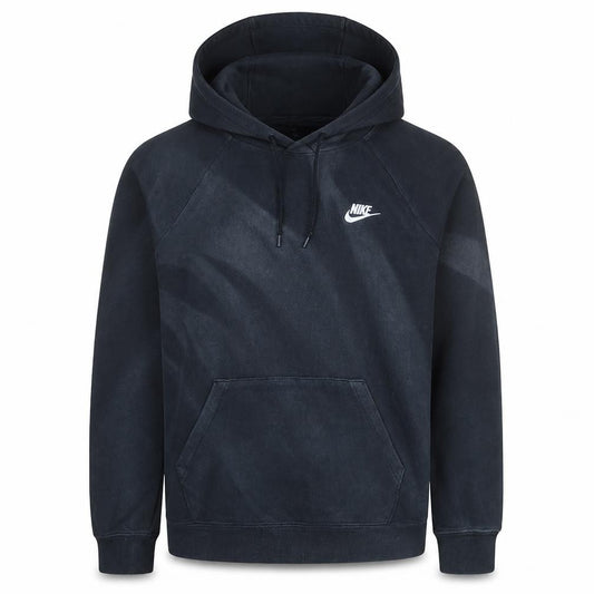 Front view of Nike Men's Black Pullover Sports Hoodie L Regular Fit