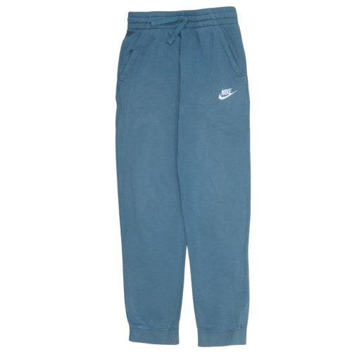 Nike Blue Teens Jogger Sweatpants L Cotton Blend Elastic Waist