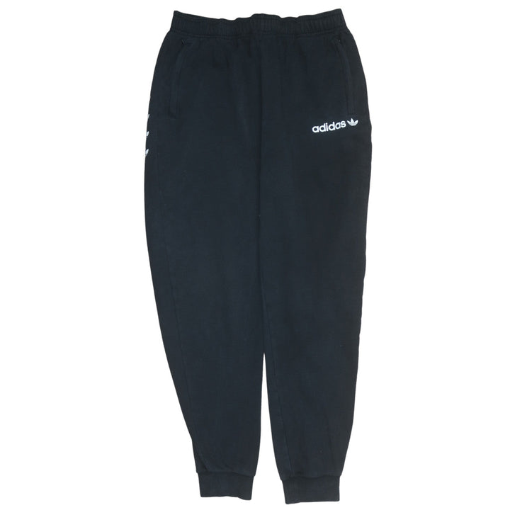 Adidas Girls Black Jogger Sweatpants 15-16 Years Cotton Blend Fleece