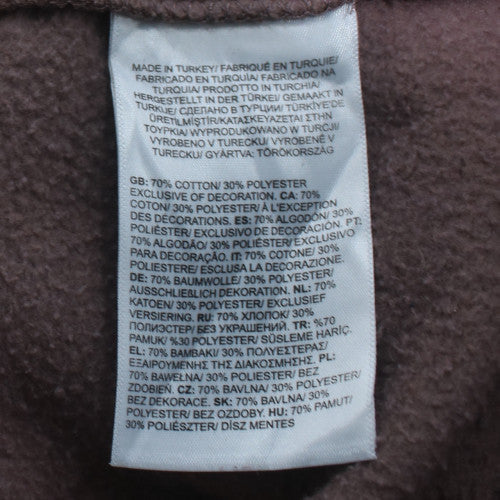 The North Face Womens Brown Pullover Hoodie Medium Cotton Blend