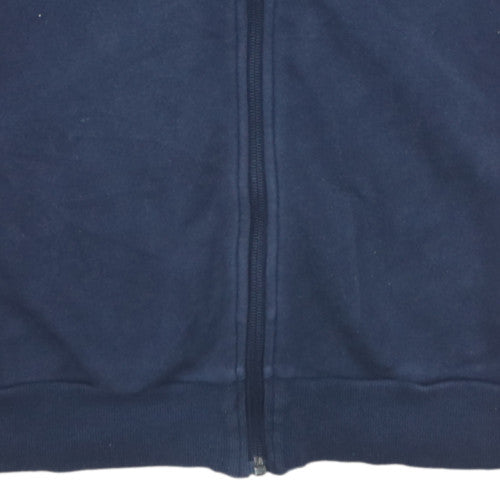 Adidas Womens Navy Pink Full Zip Hoodie Size L Hooded Sweatshirt