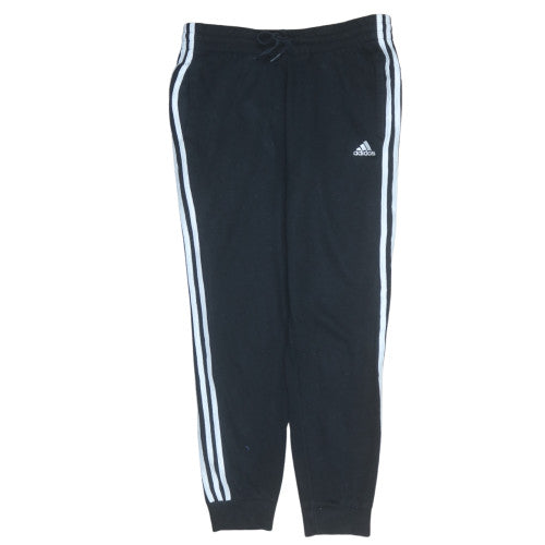 Adidas Women's Black Jogger Track Pants Size M Elastic Waist Activewear