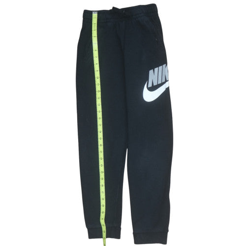 Nike Womens Black Jogger Fleece Trousers Size 158 Regular Fit