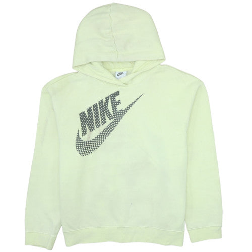 Nike Men's Beige XL Pullover Hoodie with Graphic Logo