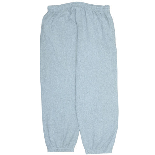 Champion Men Grey Fleece Sweatpants M Regular Fit Elastic Waist