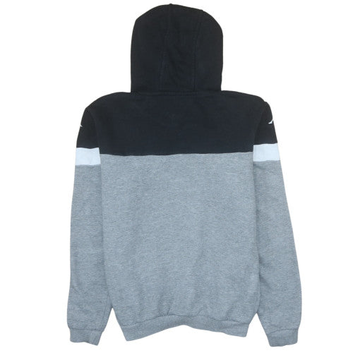 Kappa Boys Grey & Black Hooded Pullover Hoodie 14 Years Regular Fit