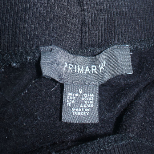Primark Womens Black Jogger Sweatpants Size 12/14 Medium Elastic Waist