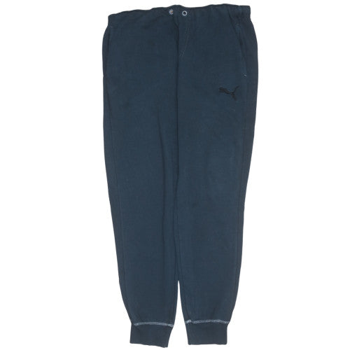 Puma Mens Black Fleece Jogger Sweatpants Size L Regular Fit