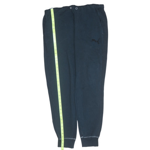 Puma Mens Black Fleece Jogger Sweatpants Size L Regular Fit