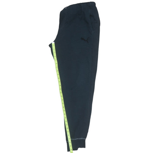 Puma Mens Black Fleece Jogger Sweatpants Size L Regular Fit