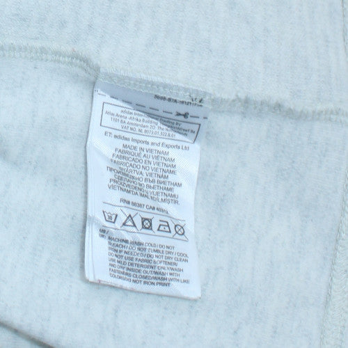 Adidas Mens Beige Full Zip Hoodie XL Hooded Sports Sweatshirt