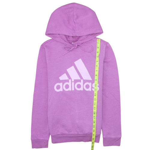 Adidas Womens Lilac Pullover Hoodie XS Hooded Sweatshirt
