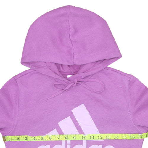 Adidas Womens Lilac Pullover Hoodie XS Hooded Sweatshirt