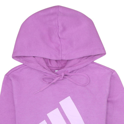 Adidas Womens Lilac Pullover Hoodie XS Hooded Sweatshirt