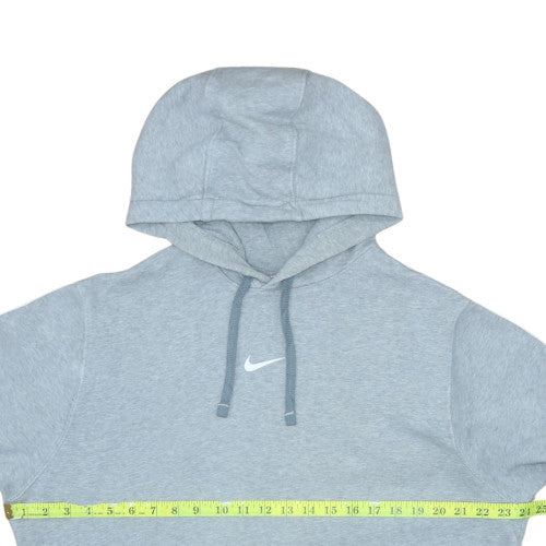 Nike Men's Grey Pullover Hoodie L Standard Fit Sports Fleece