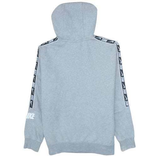 Nike Men's Grey Pullover Hoodie L Standard Fit Sports Fleece
