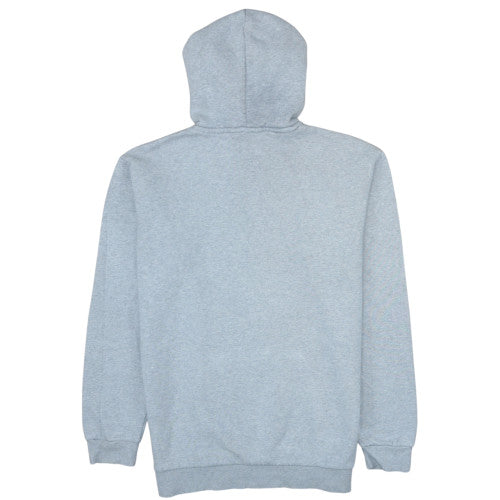 Adidas Men Grey Pullover Hoodie M Regular Fit Fleece Sportswear