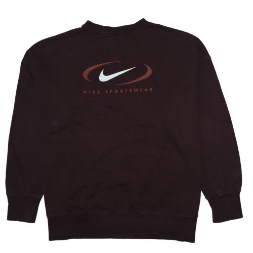 Nike Mens Brown XL Pullover Crew Neck Sportswear Sweatshirt