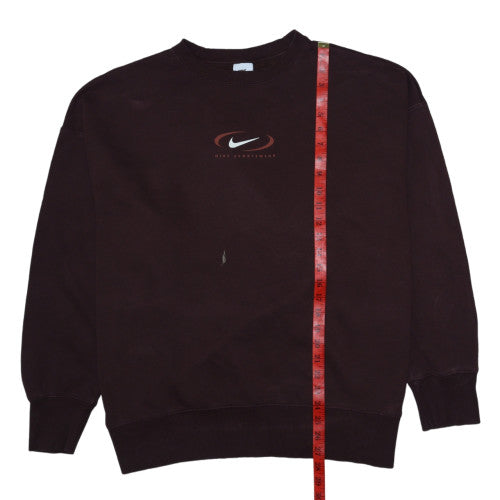 Nike Mens Brown XL Pullover Crew Neck Sportswear Sweatshirt