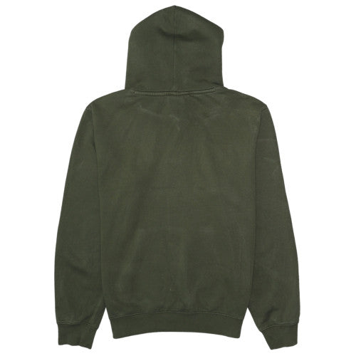Champion Men's Green Pullover Hoodie Small Logo Fleece Sweatshirt