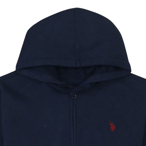 U.S. Polo Assn. Men's Blue Full Zip Hoodie Size L