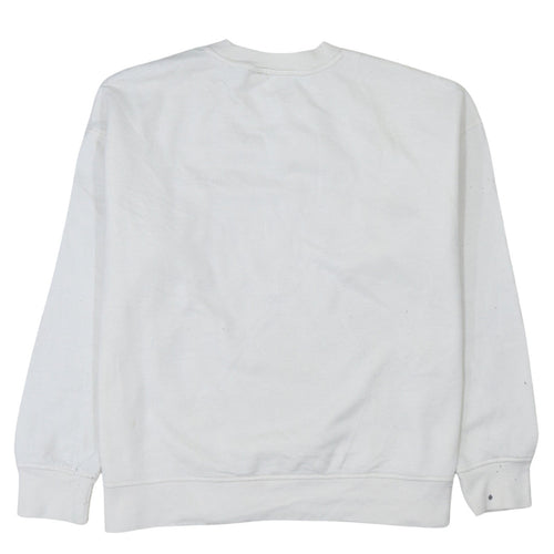 Disney Primark Women White Mickey Mouse Sweatshirt Size 12/14