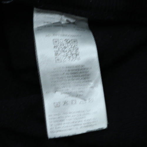 Puma Men's Black Fleece Jogger Sweatpants Medium Regular Fit