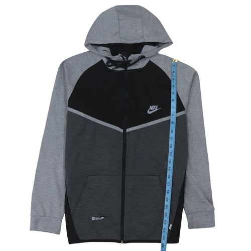 Nike Mens Grey Full Zip Hoodie L Regular Fit Sportswear