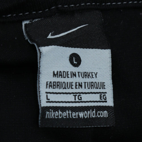 Nike Mens Grey Full Zip Hoodie L Regular Fit Sportswear