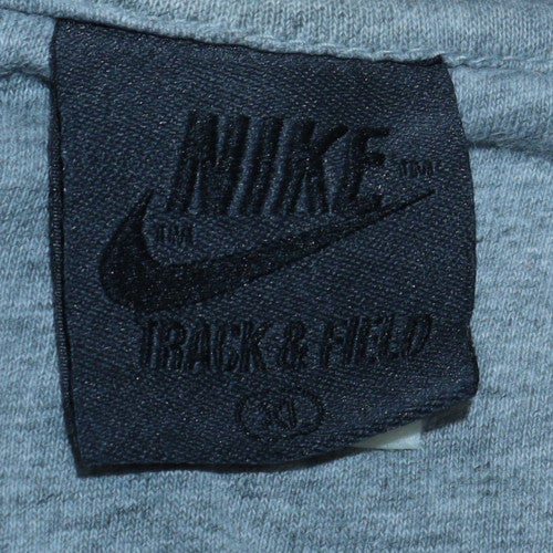 Nike Men's Blue XL Pullover Sweatshirt Track & Field Logo