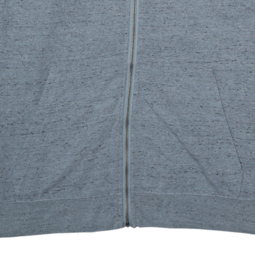 Nike Men's Grey Full Zip Hoodie 2XL Lightweight Hooded Sweatshirt