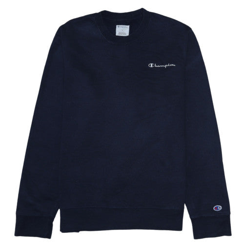 Champion Elite Men's Navy Crew Neck Sweatshirt L Cotton Blend