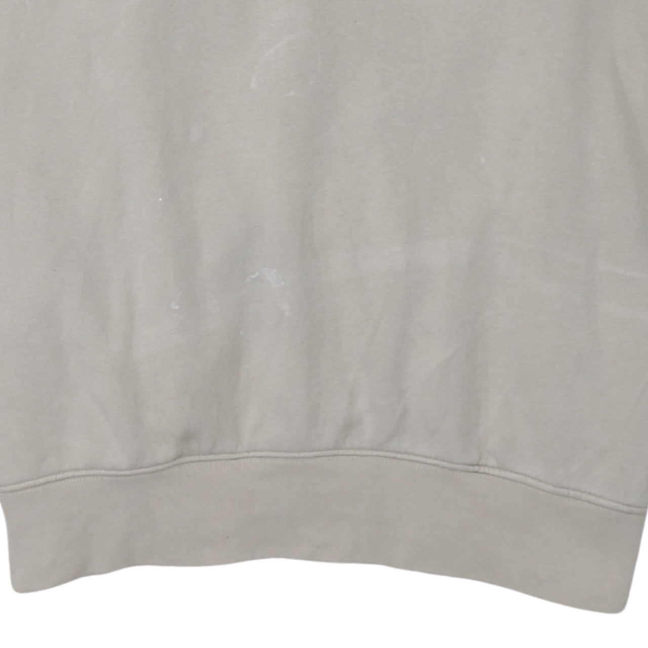 Nike Men's Beige Pullover Hoodie M Regular Fit Fleece Sweatshirt