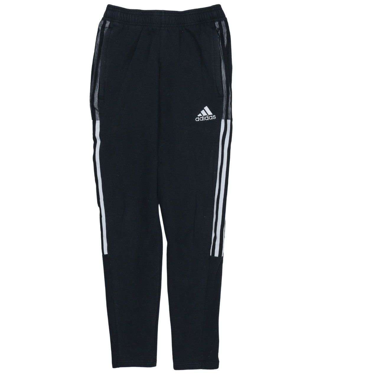 Adidas Womens Black XS Track Pants Elastic Waist Joggers