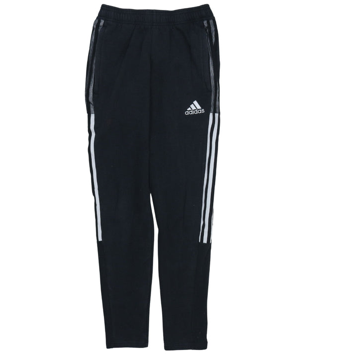 Adidas Womens Black XS Track Pants Elastic Waist Joggers