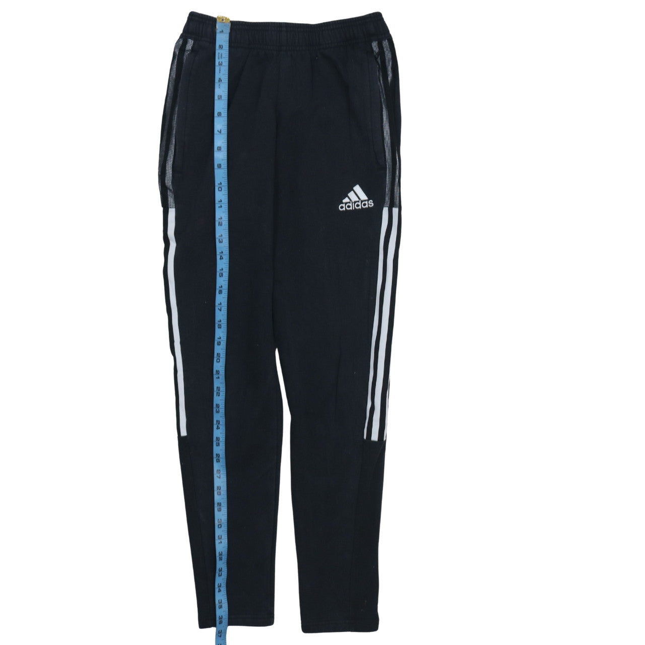 Adidas Womens Black XS Track Pants Elastic Waist Joggers