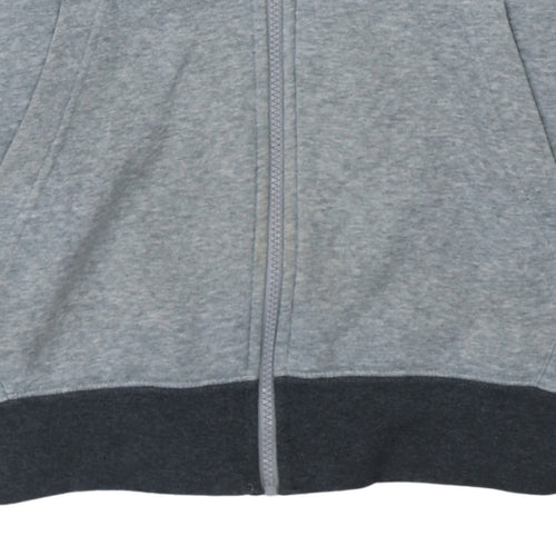 Nike Men’s Grey Full Zip Fleece Hoodie Size S Regular Fit