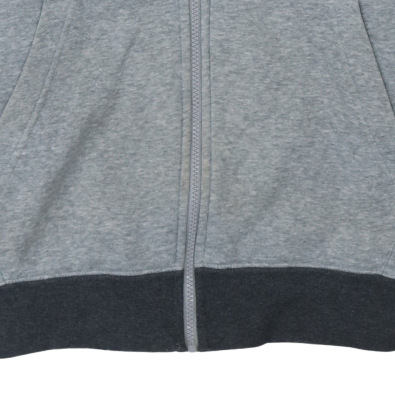 Nike Men’s Grey Full Zip Fleece Hoodie Size S Regular Fit