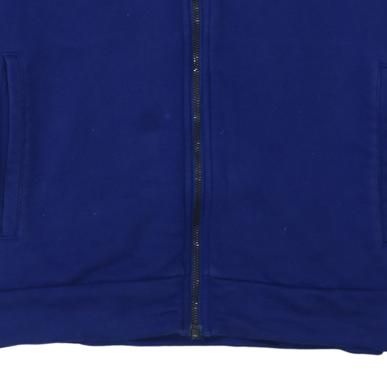 Adidas Men Blue Full Zip Hoodie Size M Sportswear