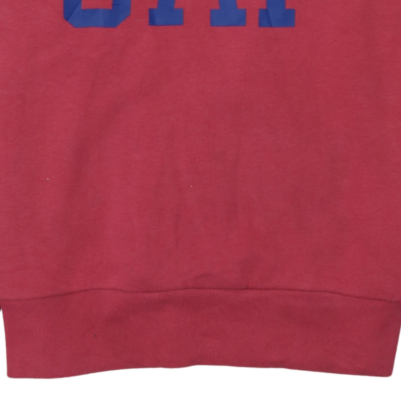 GAP Women Red Logo Crew Neck Pullover Sweatshirt M