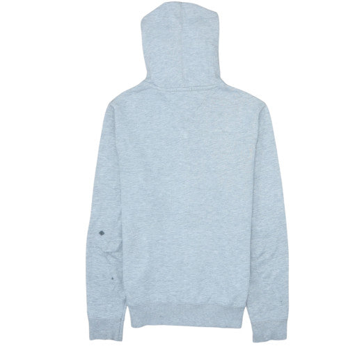 Tommy Jeans Men's Grey XS Full Zip Hoodie Cotton Blend Regular Fit
