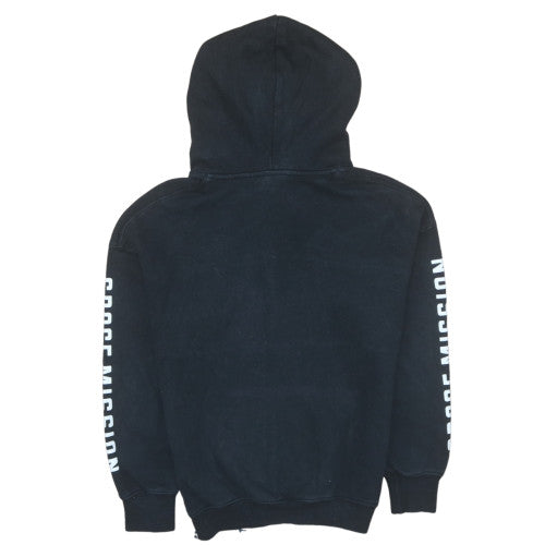 H&M Teens Black NASA Space Mission Pullover Hoodie 10-12Y