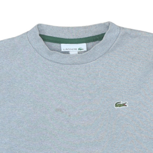 Lacoste Mens Grey XS Crew Neck Cotton Sweatshirt