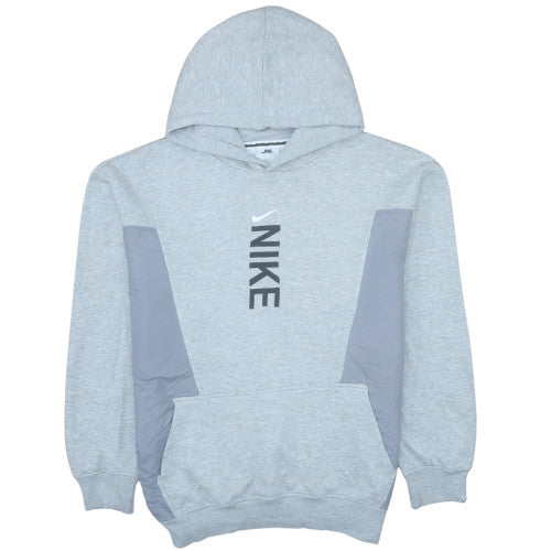 Nike Men’s Grey Pullover Hoodie XL Fleece Sports Sweatshirt