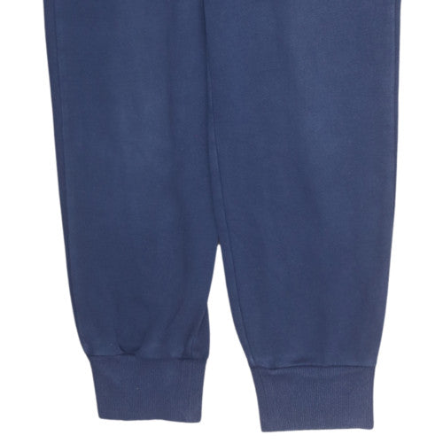 Puma Mens Blue Sweatpants Jogger Trousers Size S Cotton Blend