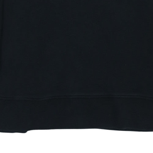 Barbour International Womens Black Cotton Crew Neck Sweatshirt UK 14