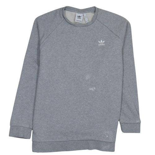 Adidas Men’s Grey Crew Neck Sweatshirt Size L Pullover Casual