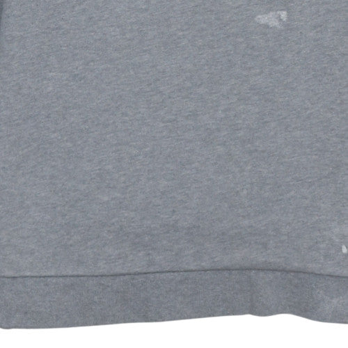 Adidas Men’s Grey Crew Neck Sweatshirt Size L Pullover Casual